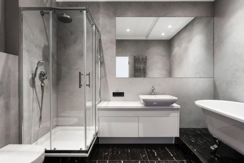 a modern bathroom