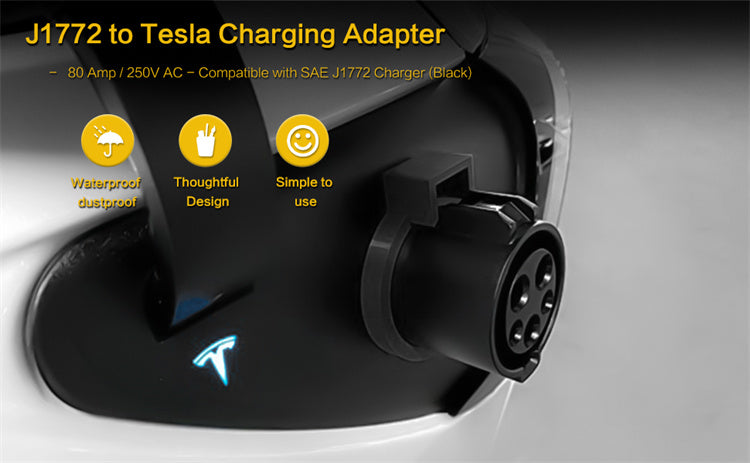 Adaptateur J1772 vers Tesla