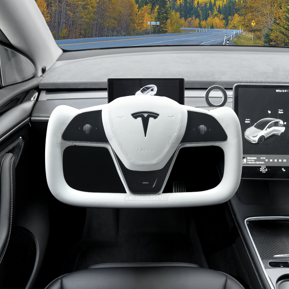 Hansshow Tesla Model 3/Y F62 Armaturenbrett-Bildschirm, Fahreranzeige,  Kombiinstrument