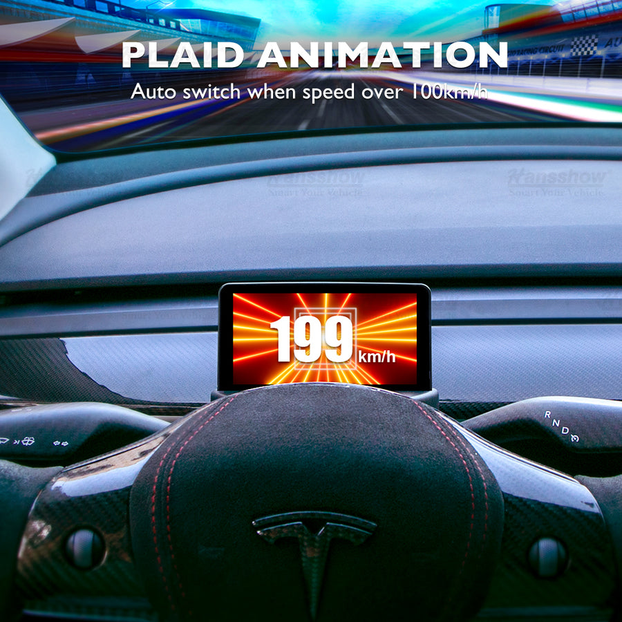 Dashboard Display 6.6 (HUD) für Tesla Model 3/Y Lenksäule