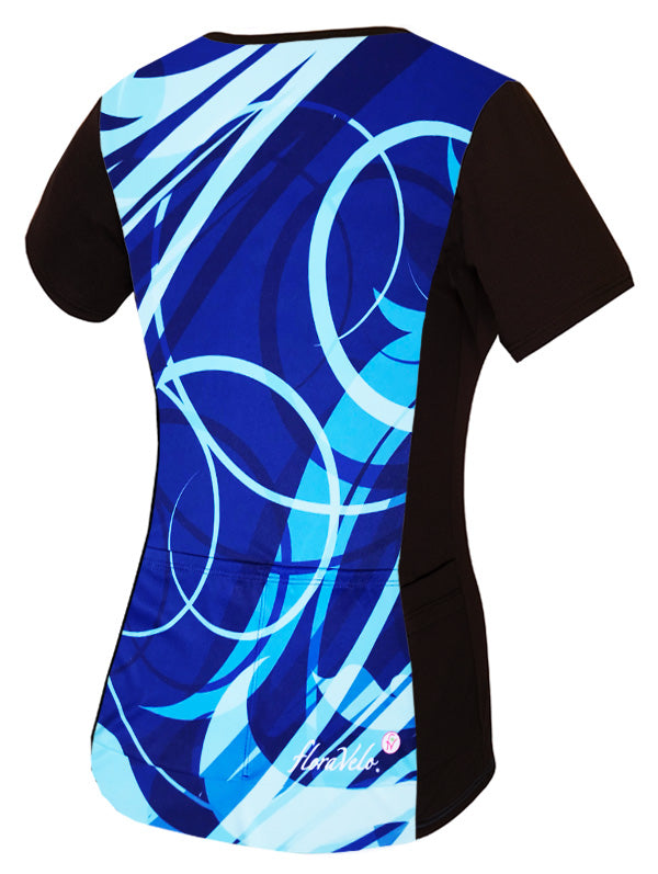 Otso Tropical Dark Blue short sleeve jersey