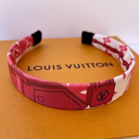 Upcycled Louis Vuitton Headband – Sari Rehab