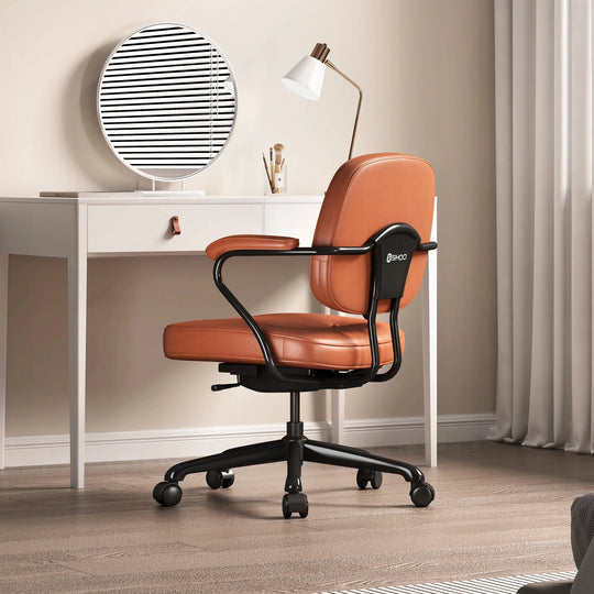 (New) Sihoo L3 Mid-Century Luxury Leather Chair Image 1