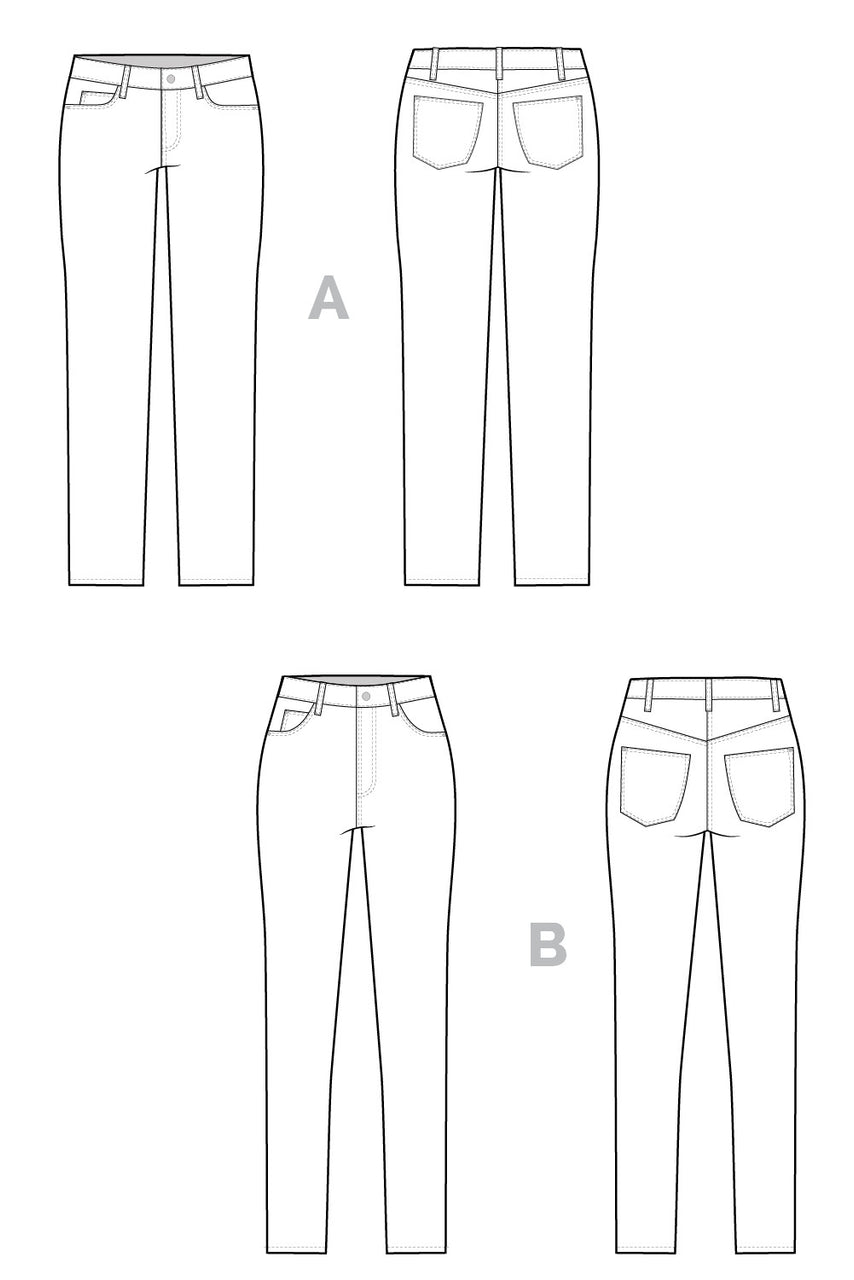 jeans pattern design