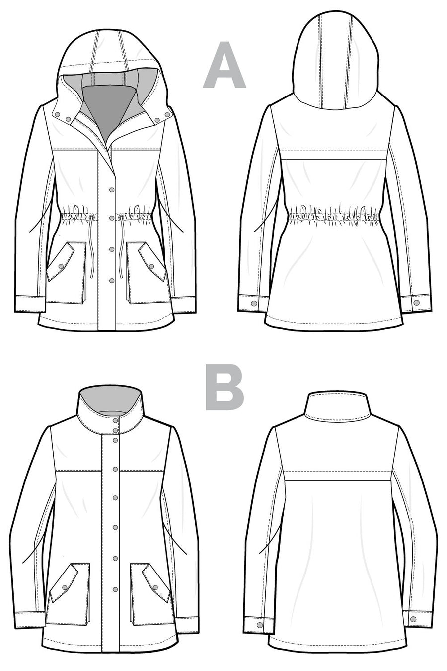 Kelly Anorak Jacket Pattern