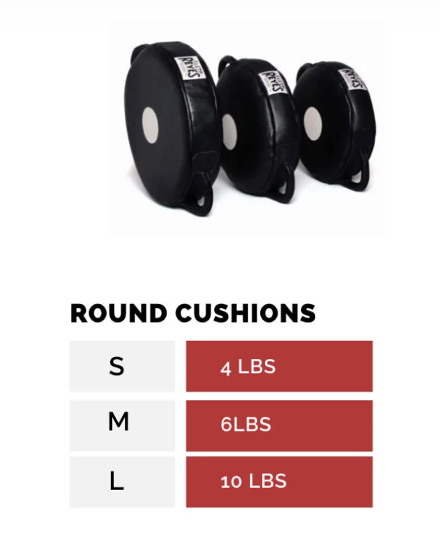 Cleto Reyes Round Cushion Size Guide