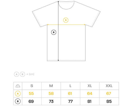 Manto Oversized T-shirt Size Guide