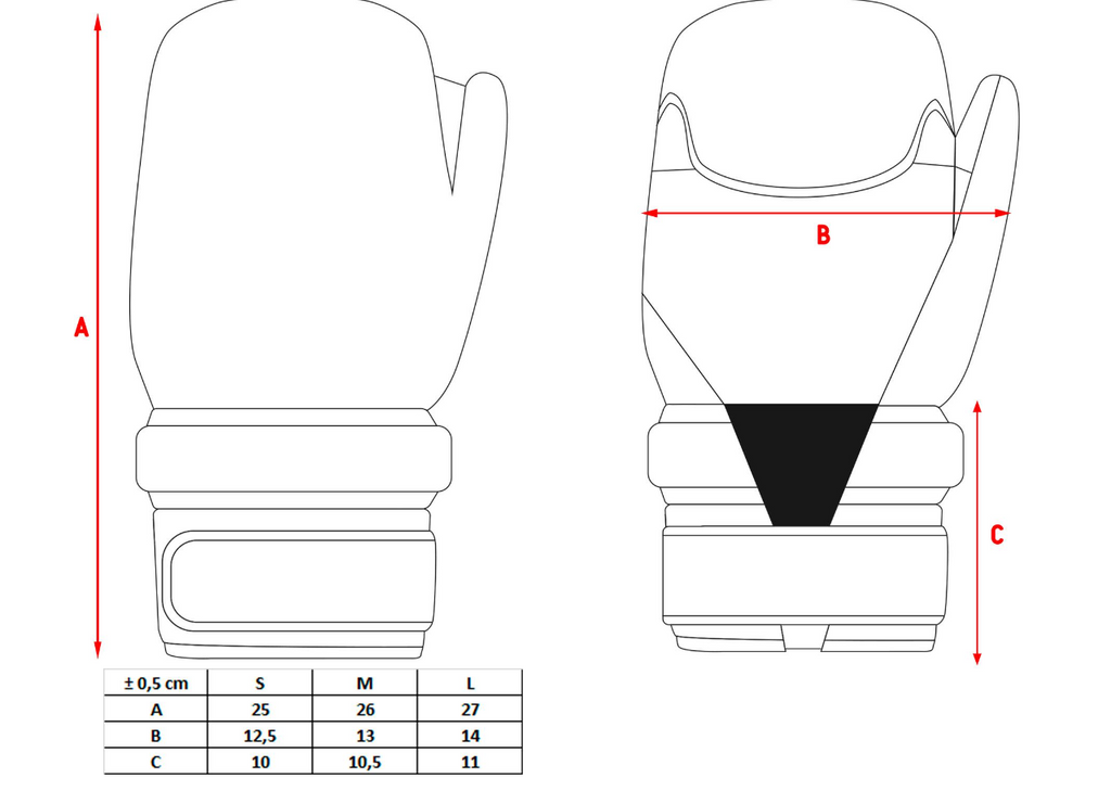 Top Ten Glossy Block Star Glove Size Chart