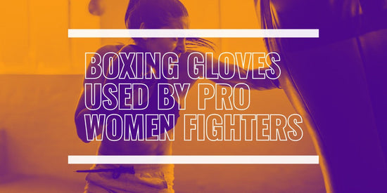 Guantes de boxeo utilizados por mujeres profesionales