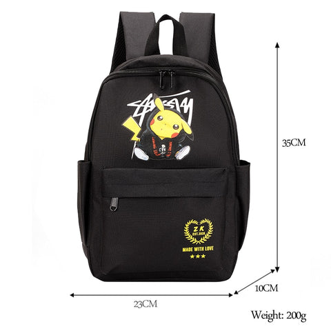 Sac à Dos Cartable Bleu Pokémon Pikachu 35 cm