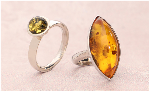 sterling-silver-baltic-amber-rings