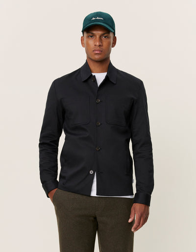 Les Deux MEN Marseille Cotton Jacket Jacket 100100-Black