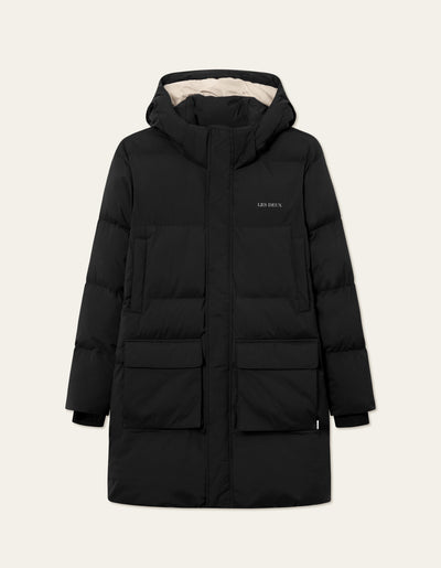 Les Deux MEN Montreal Parka Puffer Coat Coat 100100-Black