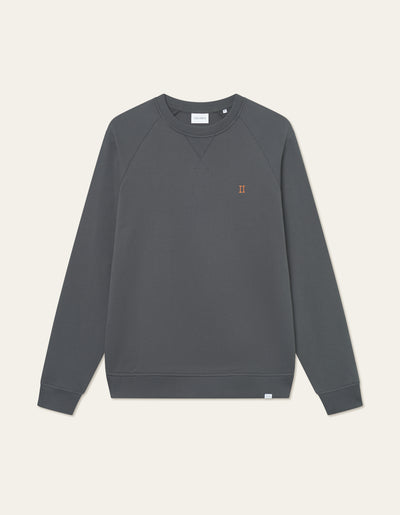 Les Deux CO-LAB Nørregaard Sweatshirt Sweatshirt 303730-Raven/Orange