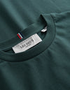 Les Deux MEN Nørregaard T-Shirt - Seasonal T-Shirt 546730-Pine Green/Orange