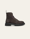 Les Deux MEN Tatum Suede Lace-Up Boot Shoes 820820-Dark Brown