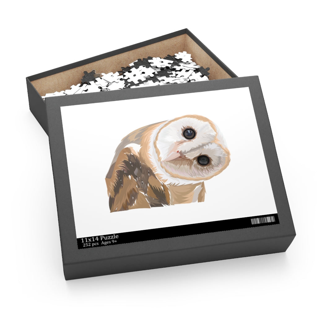 Barn Owl Art Puzzle (120, 252, 500-Piece)