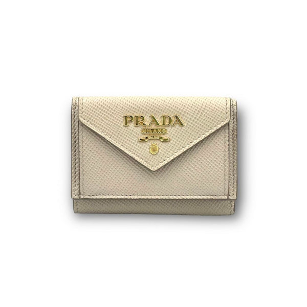 PRADA（プラダ）三つ折り財布 ヴィッテロムーブ＜ブルー＞