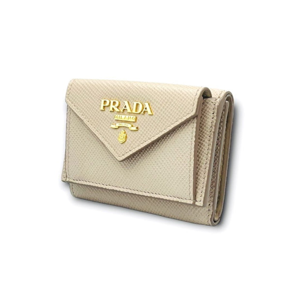 PRADA（プラダ）三つ折り財布 ヴィッテロムーブ＜ブルー＞