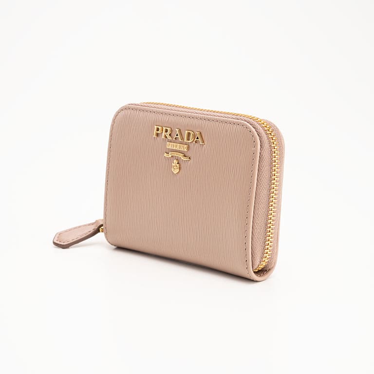 PRADA Coin Case Vitello Move 1MM268 <Pink Beige>