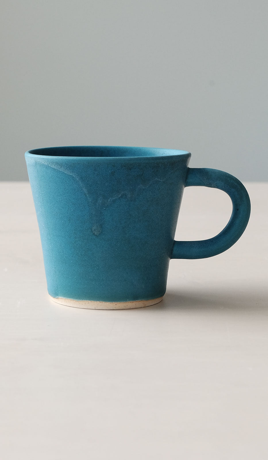 Eric Bonnin Ceramic Mug, Set of 4: Blue