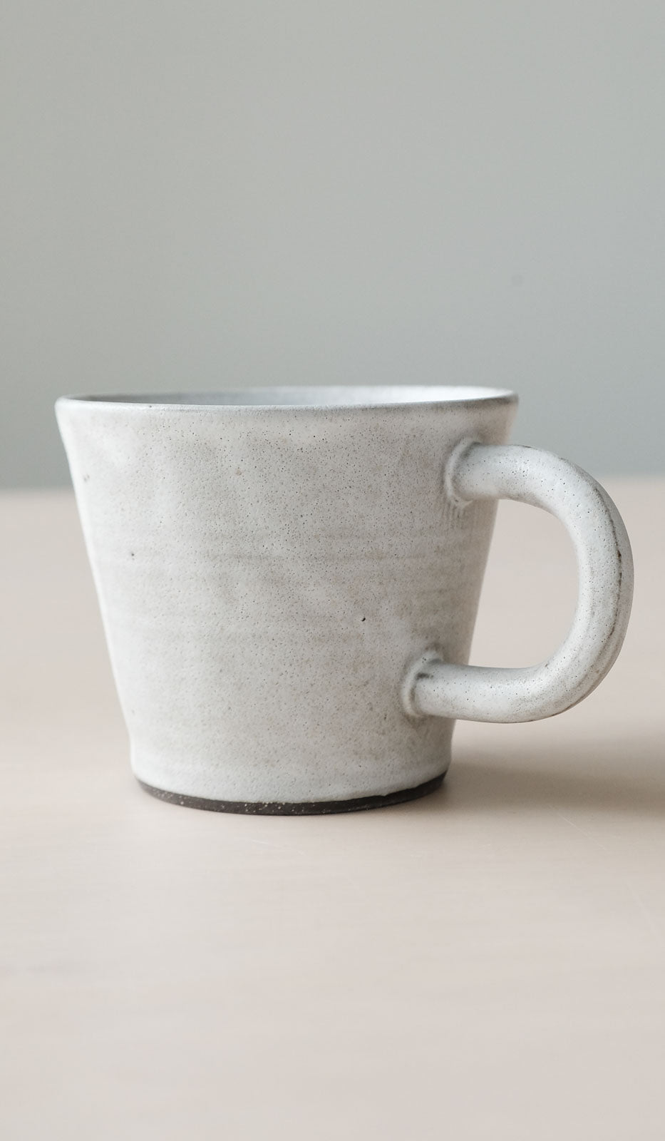 Eric Bonnin Ceramic Mug, Set of 4: Oatmeal