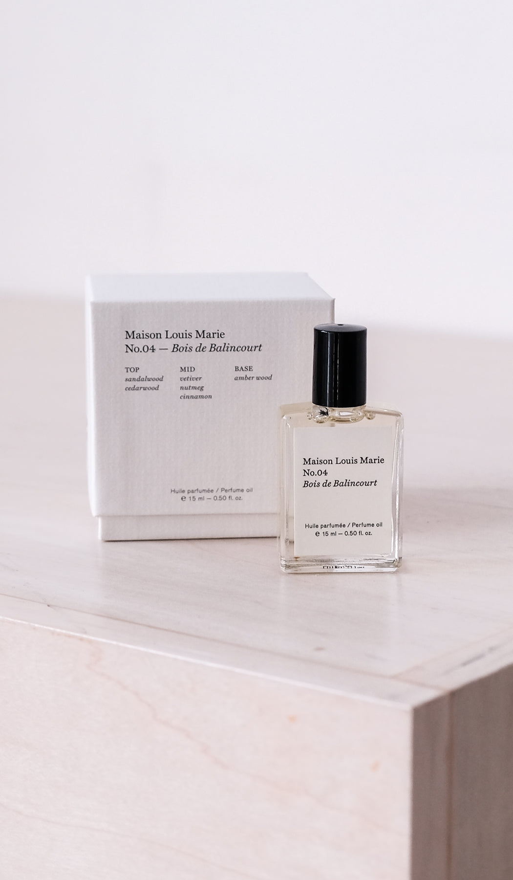 Maison Louis Marie Perfume Oil No. 4: Bois de Balincourt – Spartan Shop