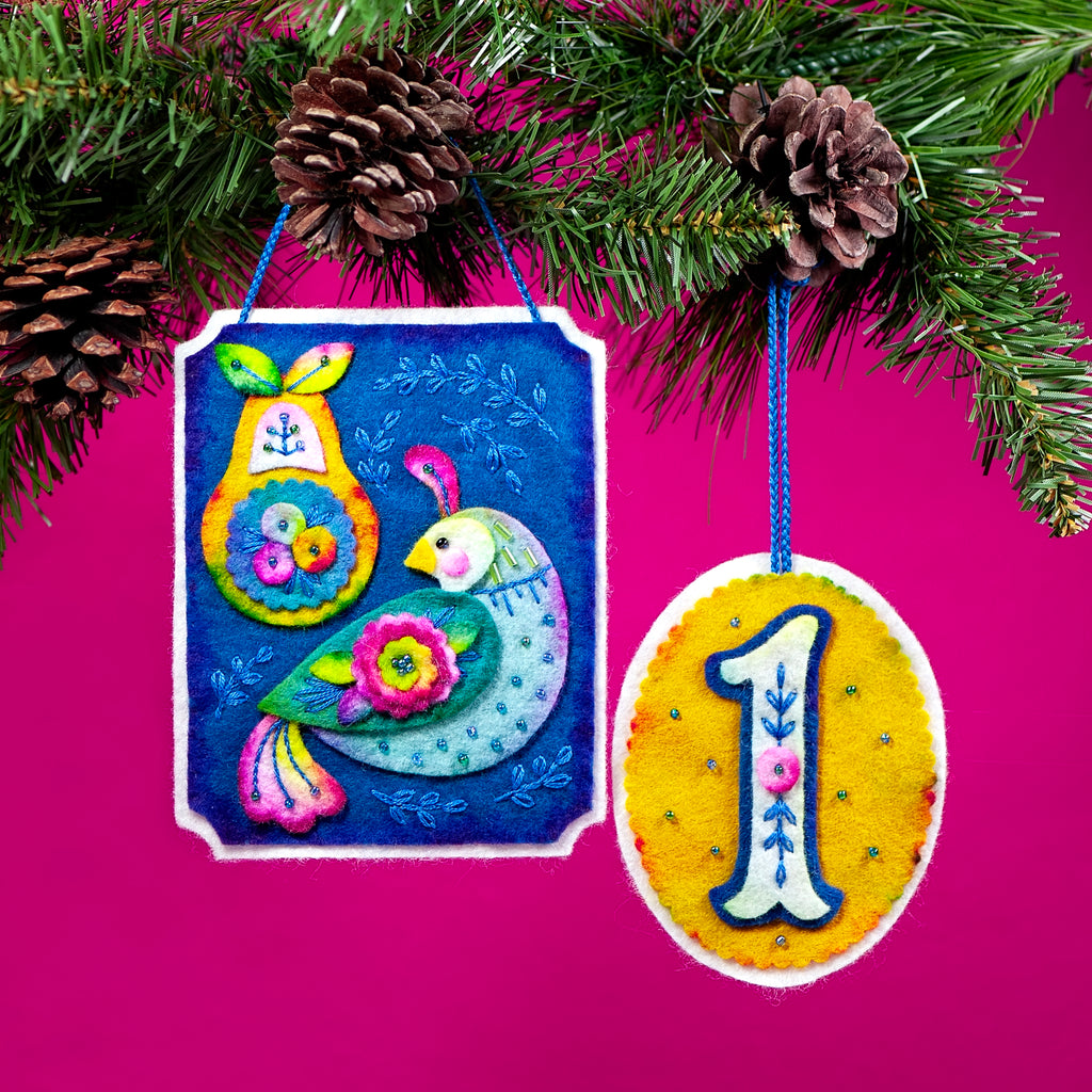 Blue Moth Felt Ornament Kit – Benzie Design