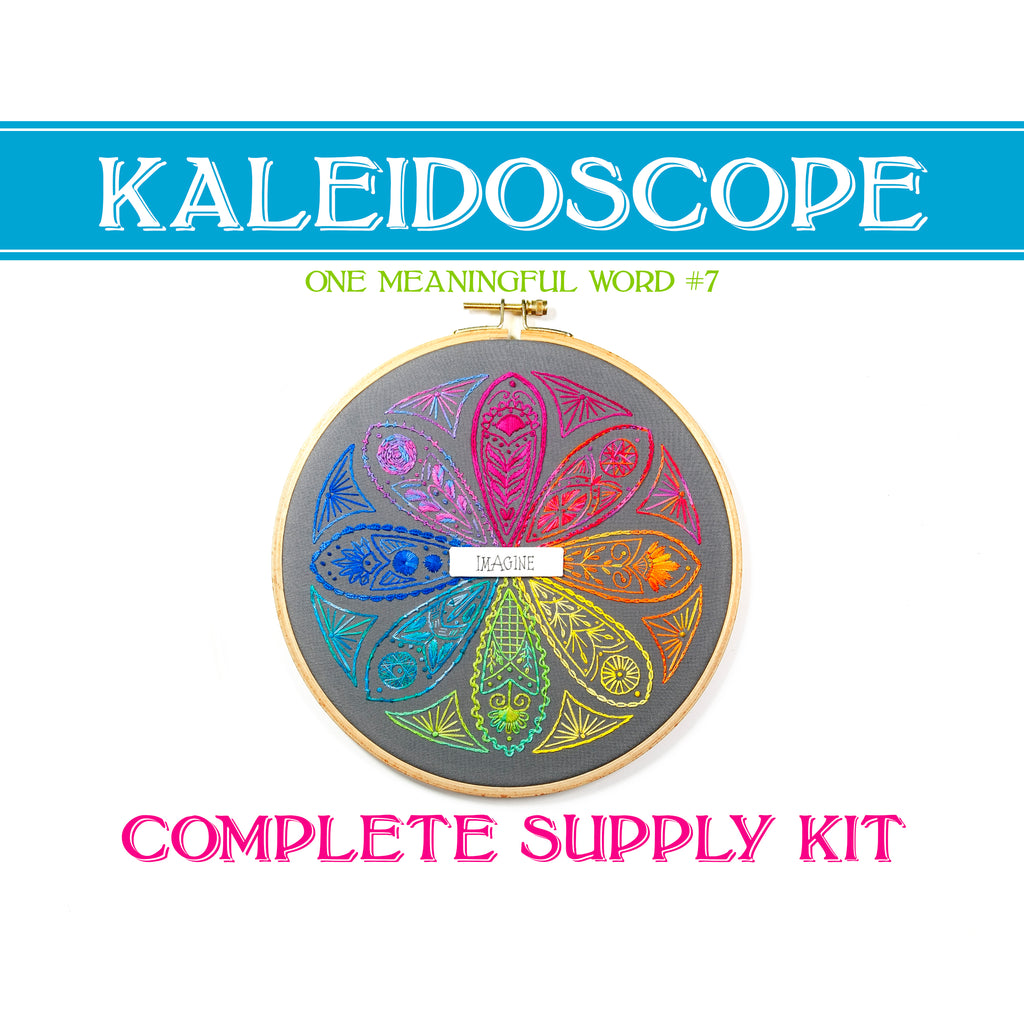 Sunset Blooms Embroidery Supply Kit – Lolli and Grace