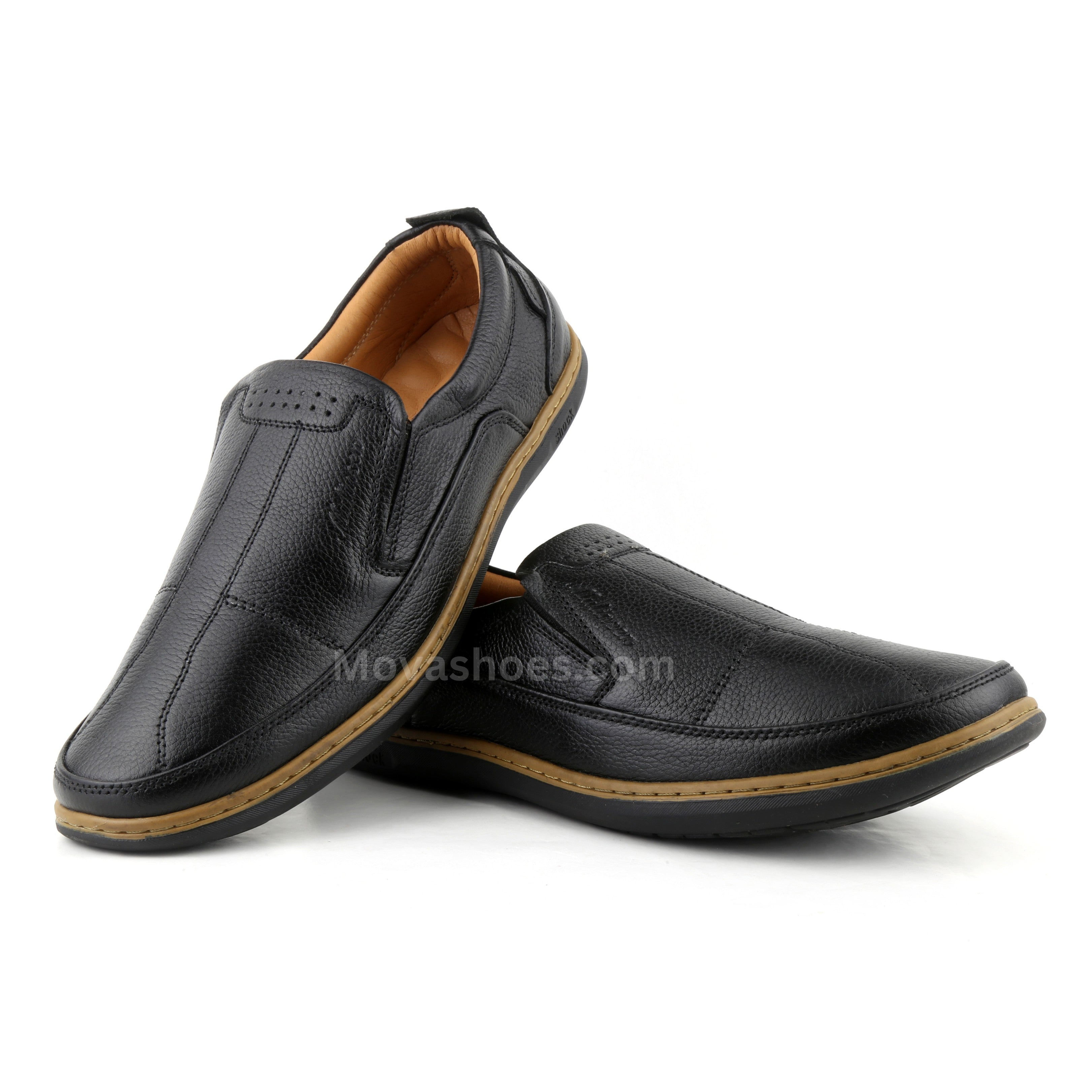 Mova Leather Casual MU20 - Black - Mova Shoes product image