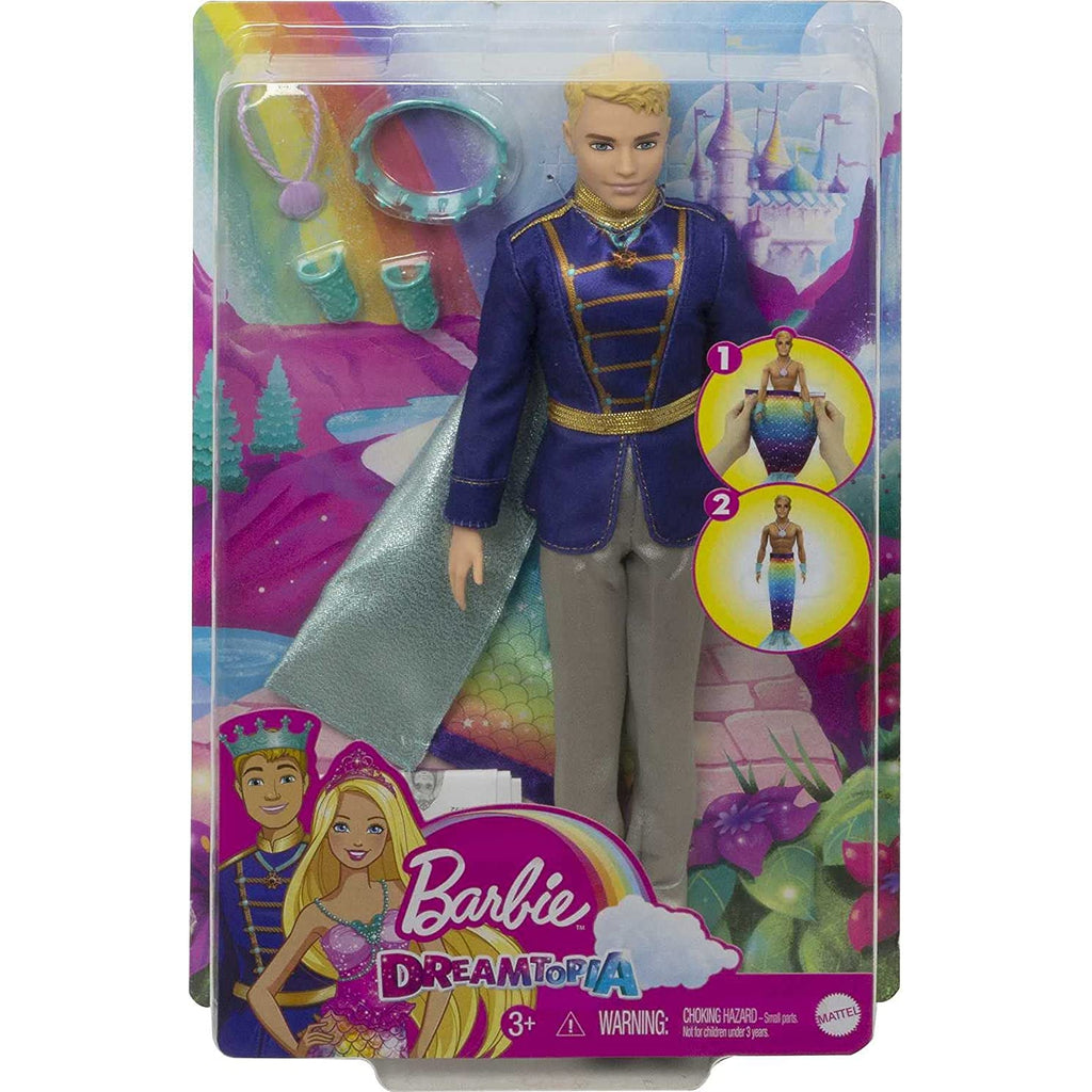 plaag markt Shinkan Barbie Dreamtopia Ken Merman Transformation Doll | Planet Junior