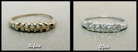 Wedding band ring restoration