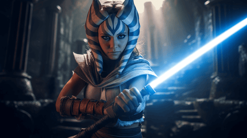 Ahsoka Tano | sable de luz ahsoka