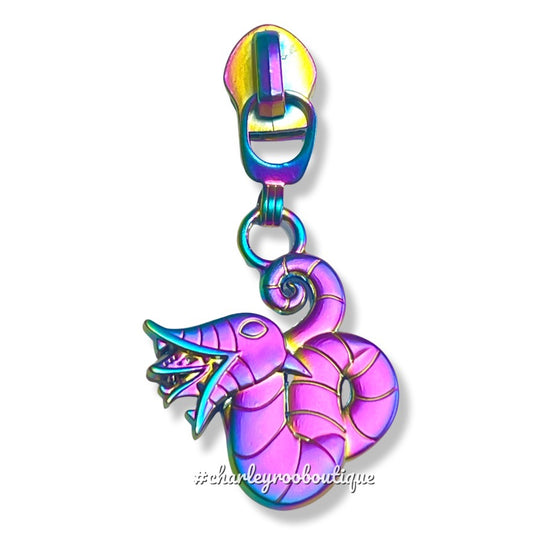 Monstera Leaf #5 Zipper Pulls – Flutter by a Rainbow