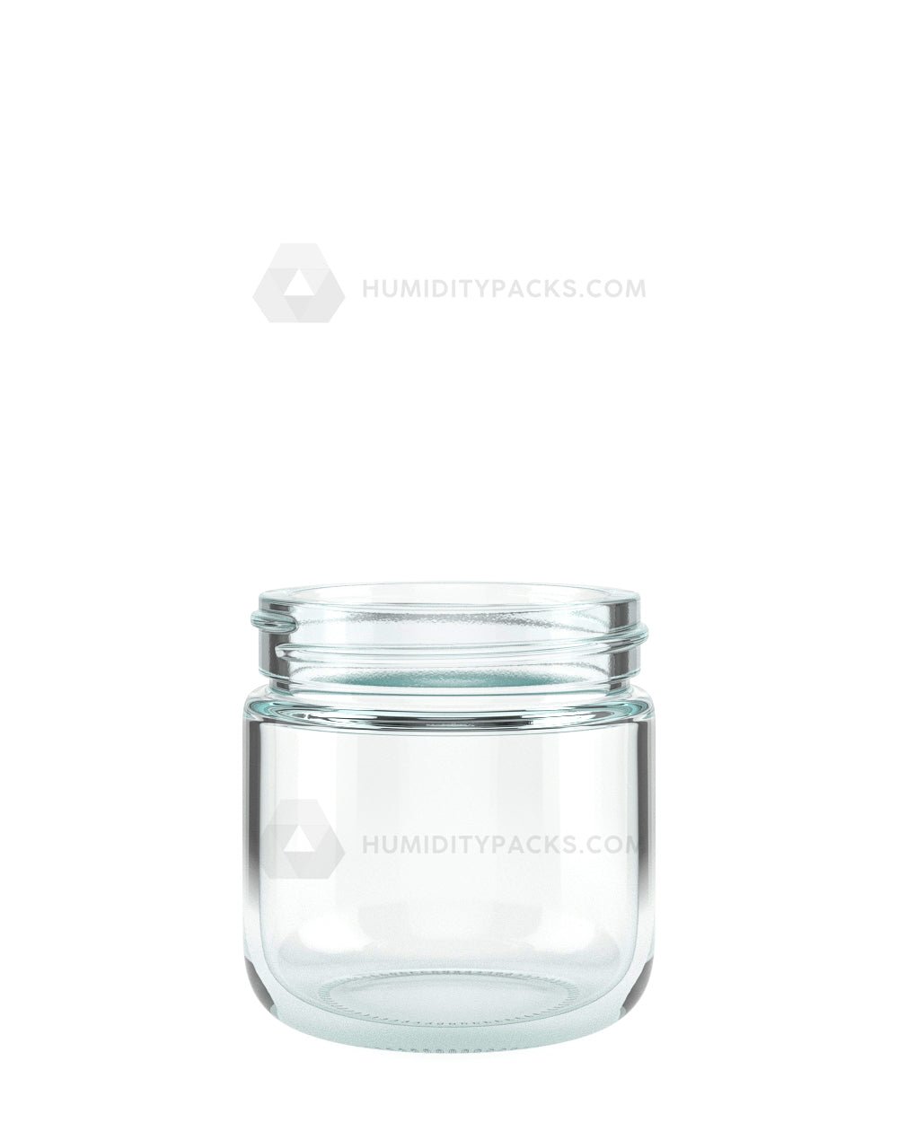 53mm Straight Sided Clear 3oz Plastic Jar 100/Box