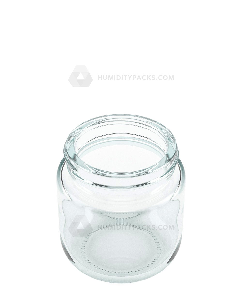 3oz Square Clear Glass Jars with 46/400 Thread