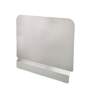 Armor 18 Gauge Stainless Steel Splash Guard for Deep Fryers - 20 1/2" x 18" - MEDITERRANEAN RESTAURANT EQUIPMENT - Deep Fryers