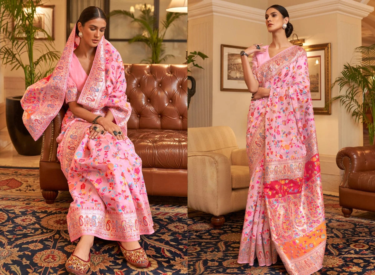 Kani Pashmina Saree