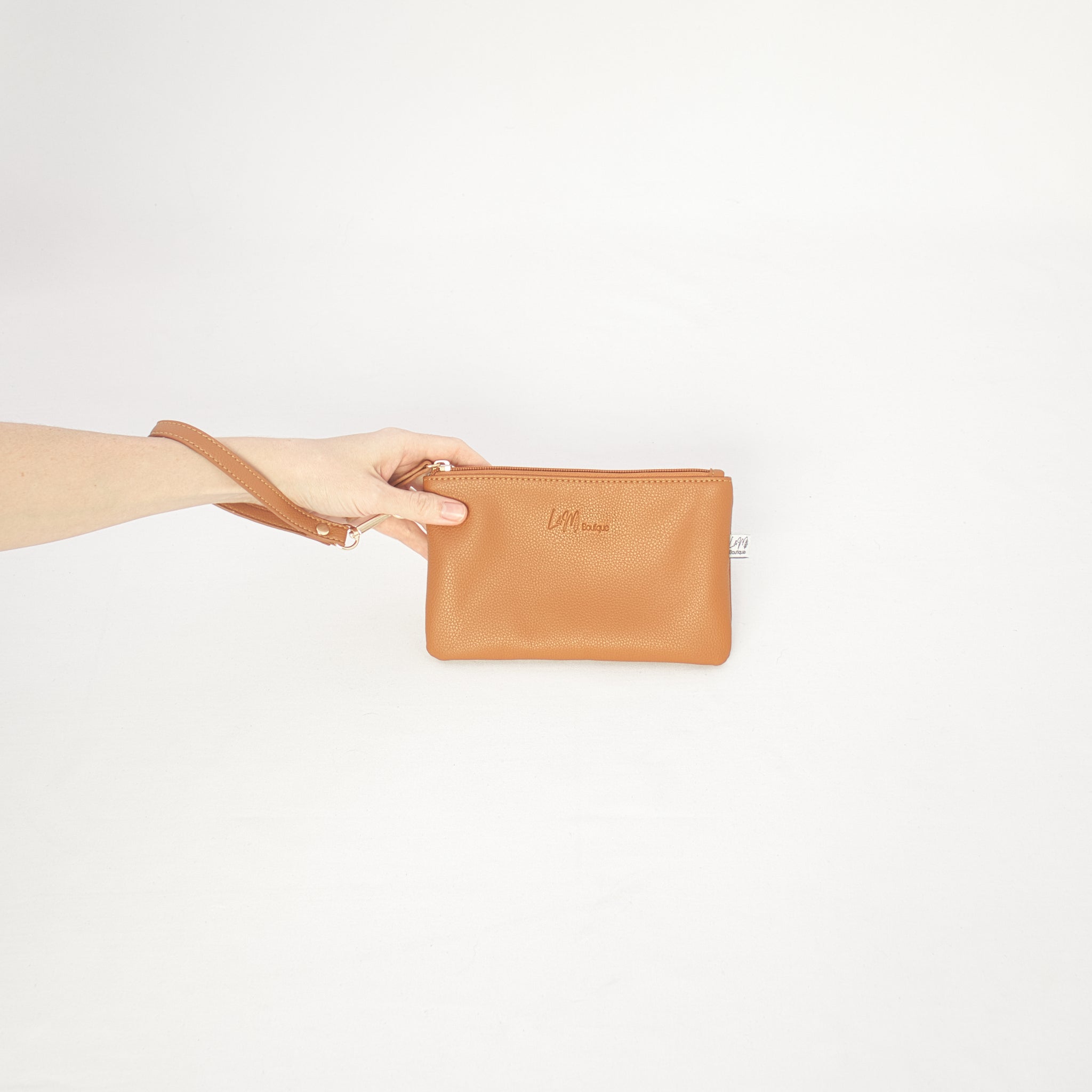 L&M clutch tan