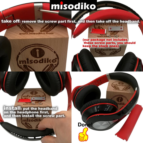 misodiko Replacement Headband - for Mpow 059 Over Ear Bluetooth, Headphones Repair Parts Headband 11