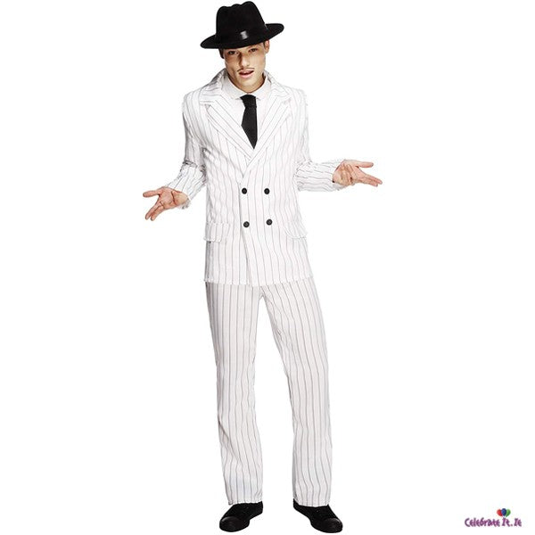 black and white outfit, mens costumes, fancy dress, gangster outfit,  gangster suits, 1920s costume, 1920s – Celebrateit