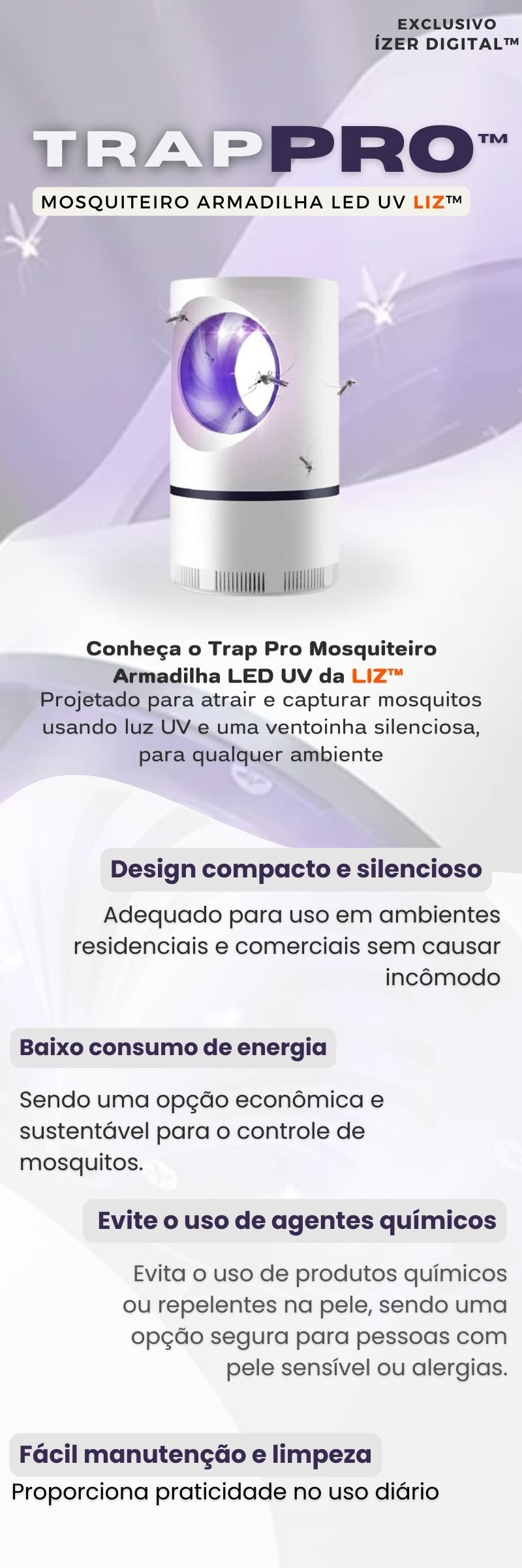 Descrição Armadilha de Mosquitos