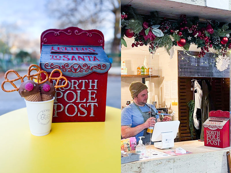 SANTA'S POST BOX AT BEARS BROOK GREEN