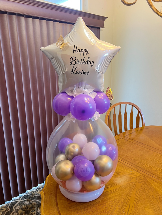  Stuffaloons - Deluxe Stuffed Balloon Maker Kit - Includes 12  Balloons, 10 Mini Deco Balloons, Sparkles, Confetti, 10 Pom Poms : Home &  Kitchen