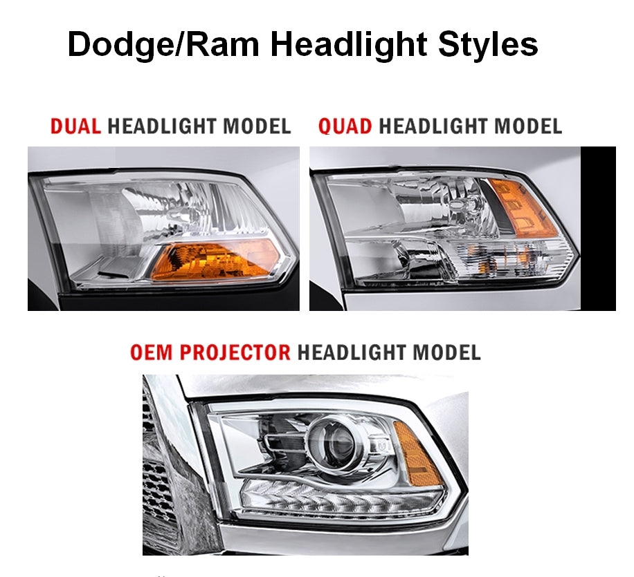 2015 ram oem projector headlights