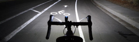 éclairage vélo nuit