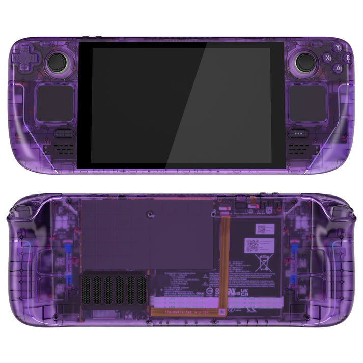 ClearAtomicPurpleCustomReplacementFullSetShellwithButtonsforSteamDeckConsole-1.jpg