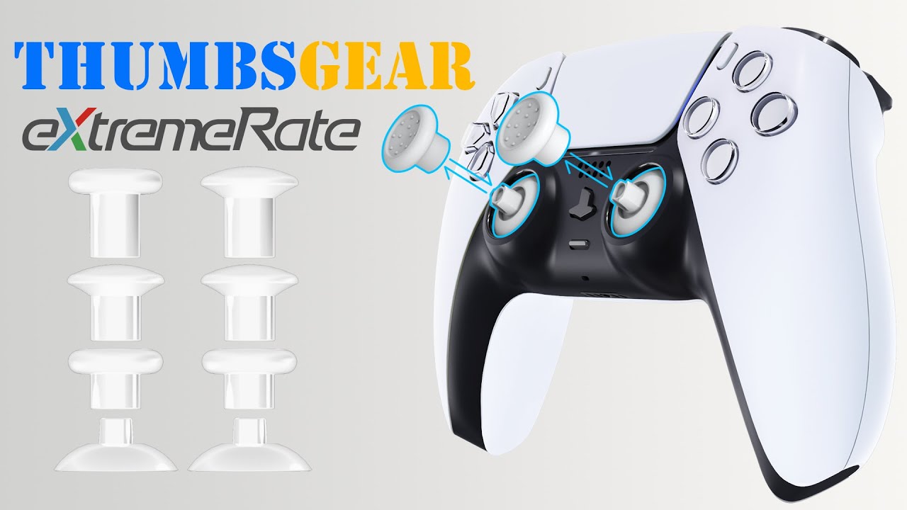 eXtremeRate PS5 Controller & PS4 Controller ThumbsGear Interchangeable –  eXtremeRate Retail