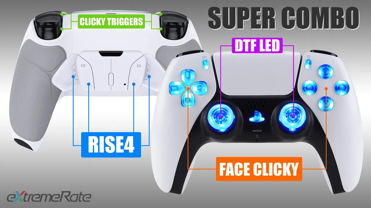 How To Install The DTF LED Kit For PS5 Controller By eXtremeRate