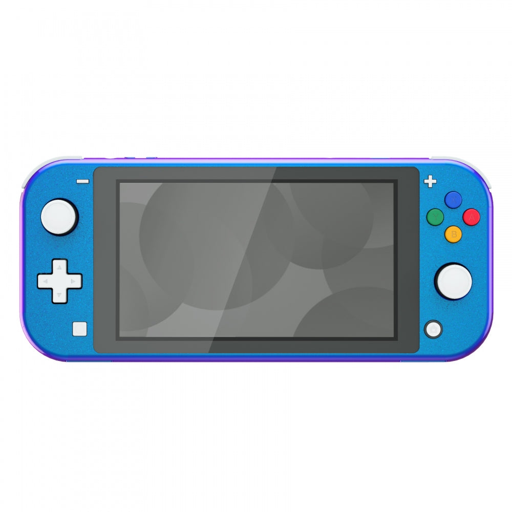 eXtremeRate Replacement Housing Shell for with Screen Protector for Nintendo Switch Lite - Chameleon Purple Blue